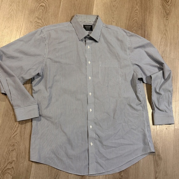 Nordstrom Other - Nordstrom Blue and White Pinstripe Dress Shirt
